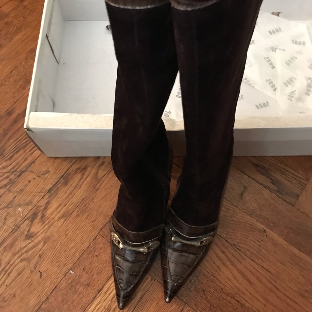 Juno brand knee high boots -help with HURRICANE MELISSA